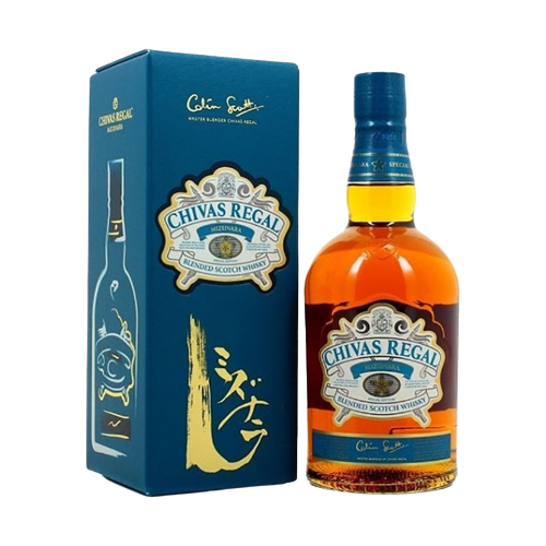 Chai Whisky Chivas Mizunara được bậc thầy phối chế Collin Scott lấy cảm hứng từ phọng vị Whisky của người Nhật Bản